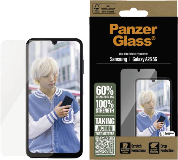 Zoom-Darstellung: Displayschutz Ultra-Wide Fit Galaxy A26