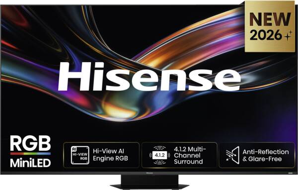 Hisense 85UR9S RGB MiniLED 4K 180Hz Smart TV (2026)