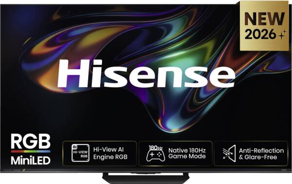 Hisense 65UR8S RGB MiniLED 4K 180Hz Smart TV (2026)