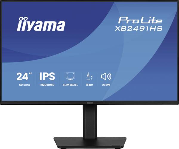 iiyama ProLite XB2491HS-B1 24 inch Full HD IPS Monitor