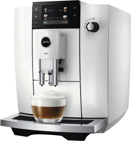 JURA E6 (ED) Piano White Volautomatische Koffiemachine