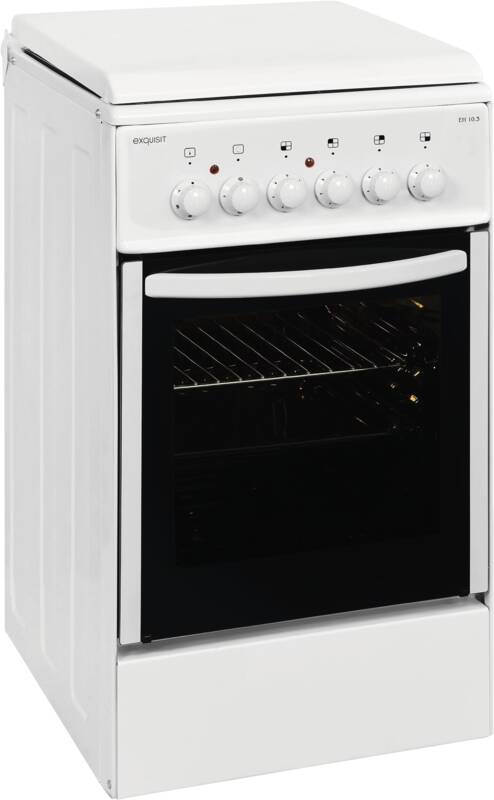 Exquisit EH 10.3 F2 Stand-Herd, Elektro-Backofen, 50 l Garraum