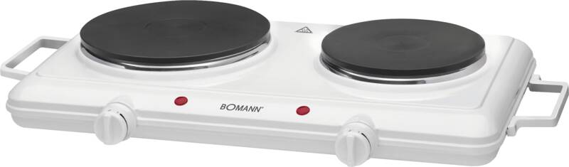 Bomann DKP 5028 CB Doppelkochplatte, 18 cm Kochzone, 15 cm Kochzone