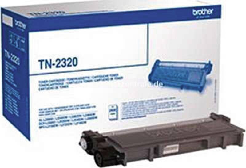 Brother TN-2320 Toner, Schwarz, für ca. 2.600 Ausdrucke