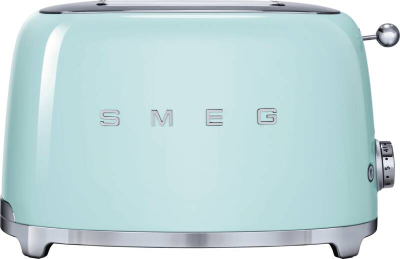 Smeg TSF01PGEU 2-Scheiben-Toaster, Brotscheibenzentrierung, extra breite Toastschlitze