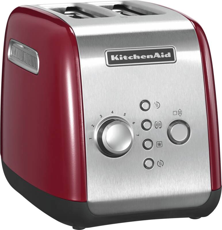 Kitchenaid 5KMT221EER 2-Scheiben-Toaster, extra breite Toastschlitze, Auftaufunktion