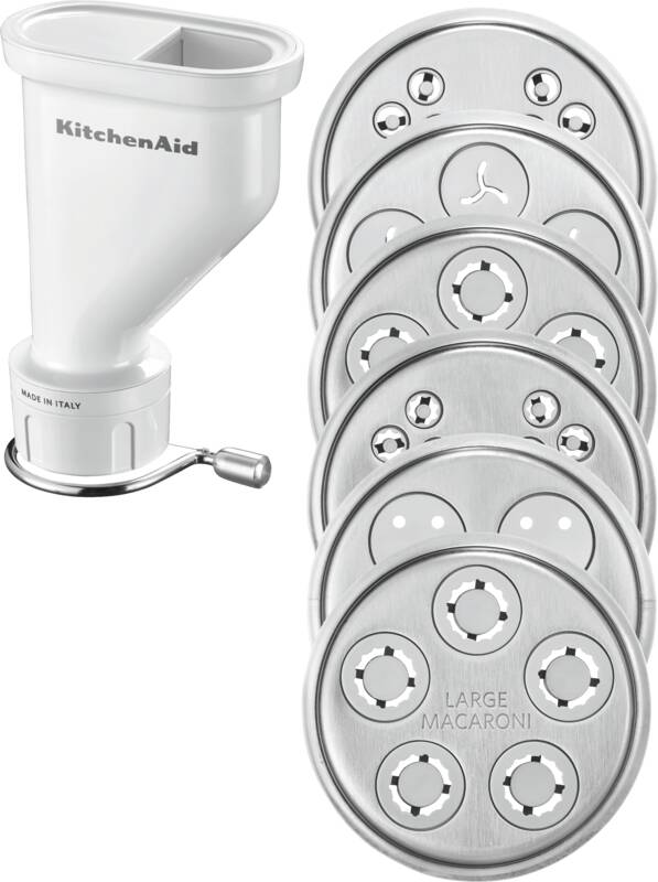 Kitchenaid 5KSMPEXTA Edelstahl, Kunststoff, Pastavorsatz für Küchenmaschinen