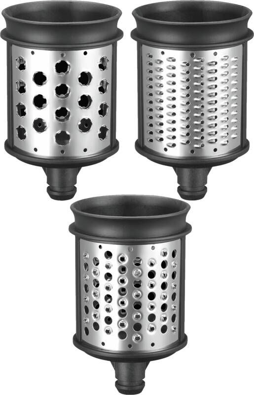 Kitchenaid 5KSMEMVSC Raspel- und Reibenpaket Trommeleinsatz für Mixer-/Küchenmaschinen