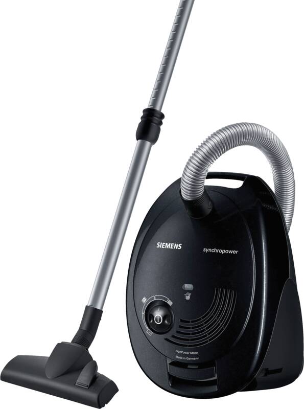 Siemens VS06M312 Bodenstaubsauger, 600 Watt, elektronische Saugkraftregulierung