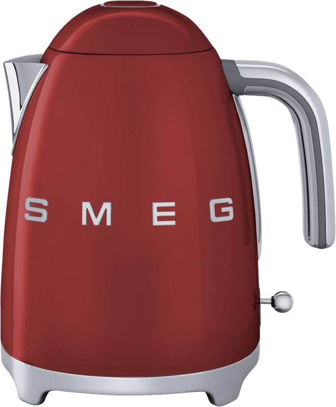 Smeg KLF03RDEU Wasserkocher, schnurlos, 1,7 l Fassungsvermögen