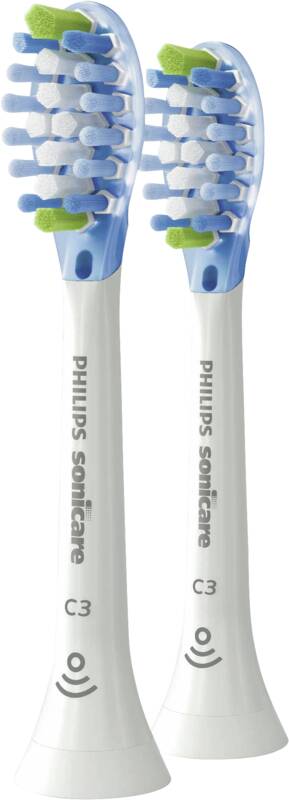 Philips HX9042/17 Aufsteckbürste für Zahnbürsten, Premium Plaque Defence, 2 Stück