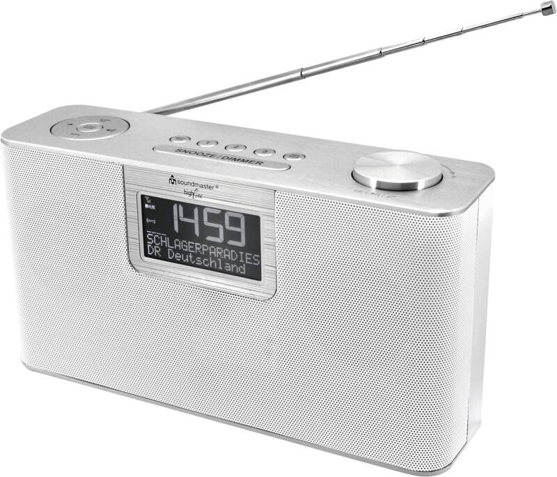 Soundmaster DAB700WE Design-Radio, Synthesizer-Tuner (PLL), RDS