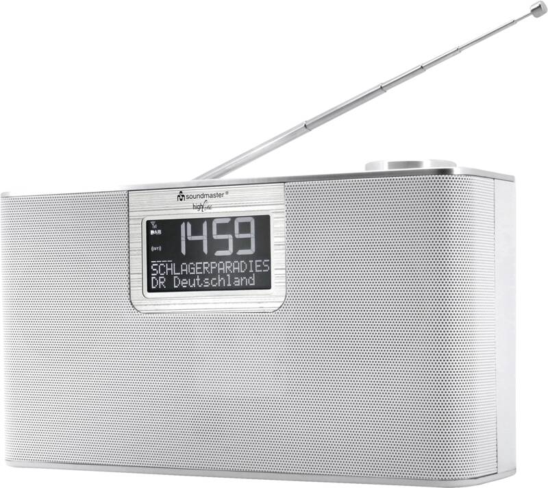 Soundmaster DAB700WE Design-Radio, Synthesizer-Tuner (PLL), RDS