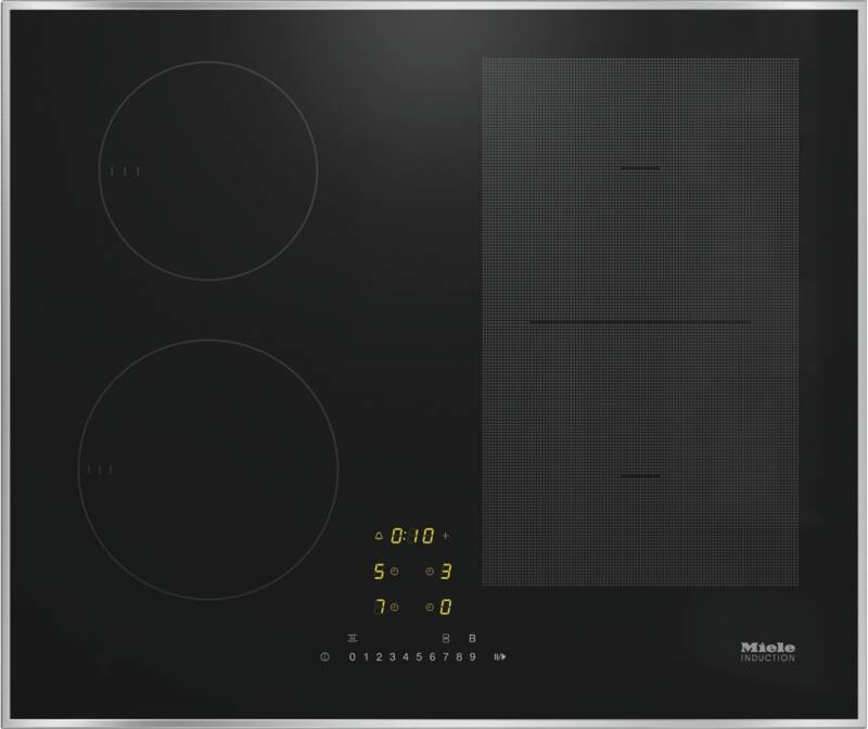 Miele KM 7464 FR Glaskeramik-Kochfeld autark, Induktion, Bedienung vorne