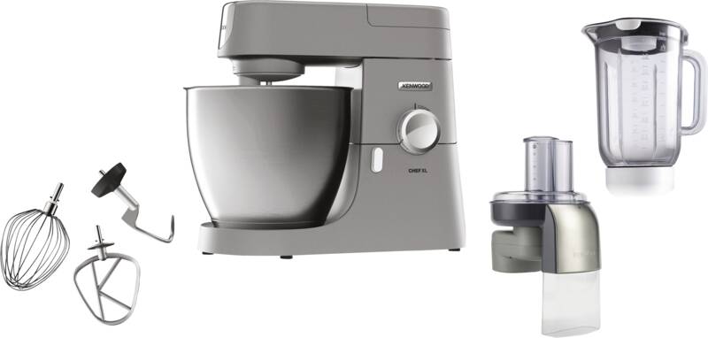Kenwood Elektro KVL 4140S Chef XL Küchenmaschine, 1.200 Watt Leistung, planetarisches Rührsystem