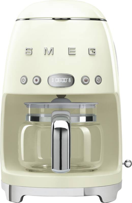 Smeg DCF02CREU Filterkaffeemaschine, Fassungsvermögen bis 10 Tassen, einstellbare Kaffeestärke