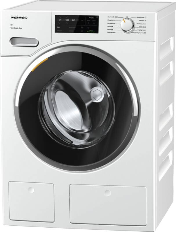 Miele WWG 660 WPS W1 Waschmaschine, 5° geneigte Blende, 9 kg Füllmenge
