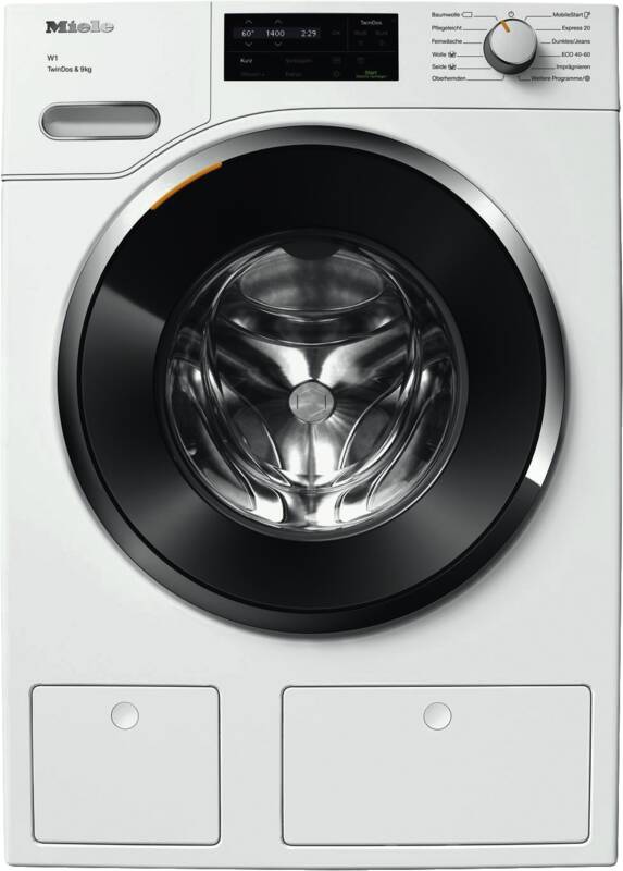 Miele WWG 760 WPS TDos W1 Waschmaschine, 5° geneigte Blende, 9 kg Füllmenge