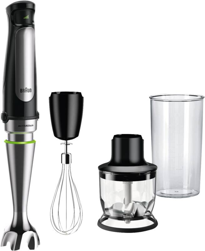 Braun Domestic Home MQ 7025X Multiquick 7 Stabmixer, Edelstahlfuß, 1.000 Watt Leistung
