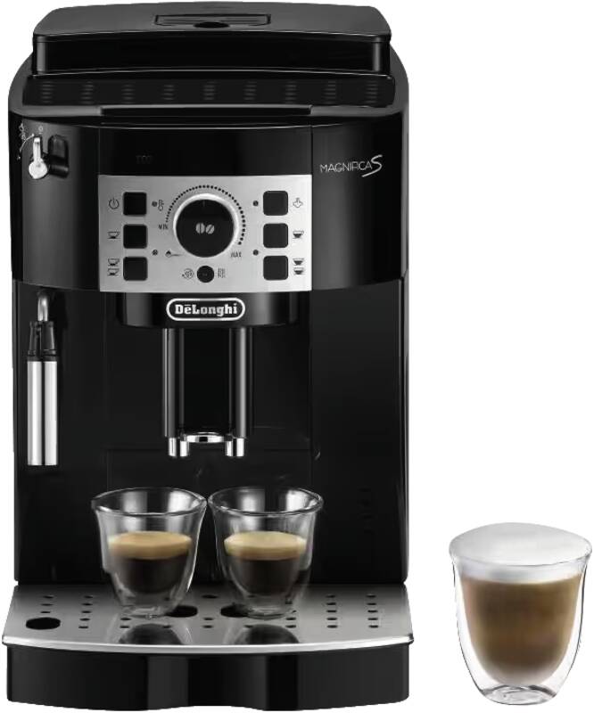 De ́Longhi ECAM 20.116.B MAGNIFICAS Kaffeevollautomat, 15 bar Pumpendruck, einstellbare Kaffeestärke