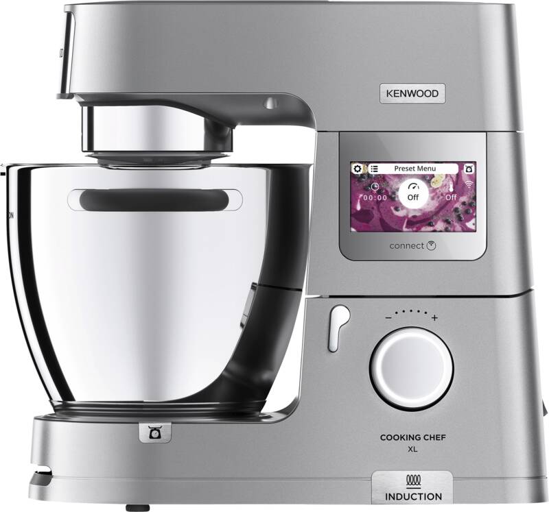 Kenwood Elektro KCL 95.424SI Cooking Chef XL Küchenmaschine, integrierte Waage, Übertragung von Kochrezepten per App möglich
