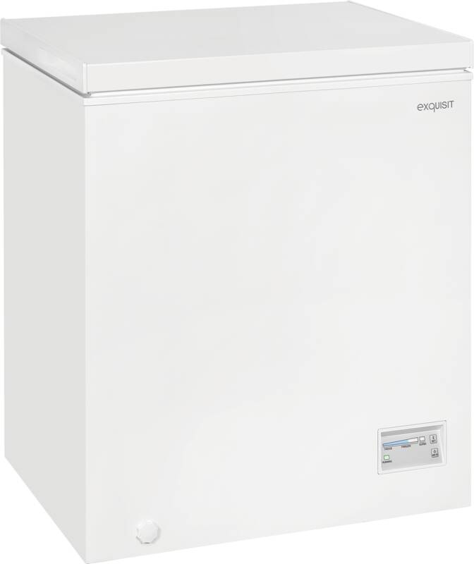Exquisit GT150-E-041E Gefriertruhe, 142 l Rauminhalt, ein Gefrierkorb