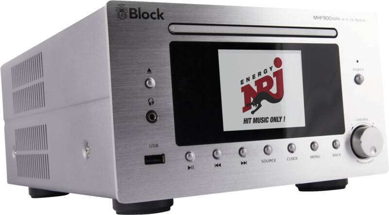 Block MHF-900 Solo CD-Receiver, 2x50 Watt Nennleistung, Multiroom-Unterstützung