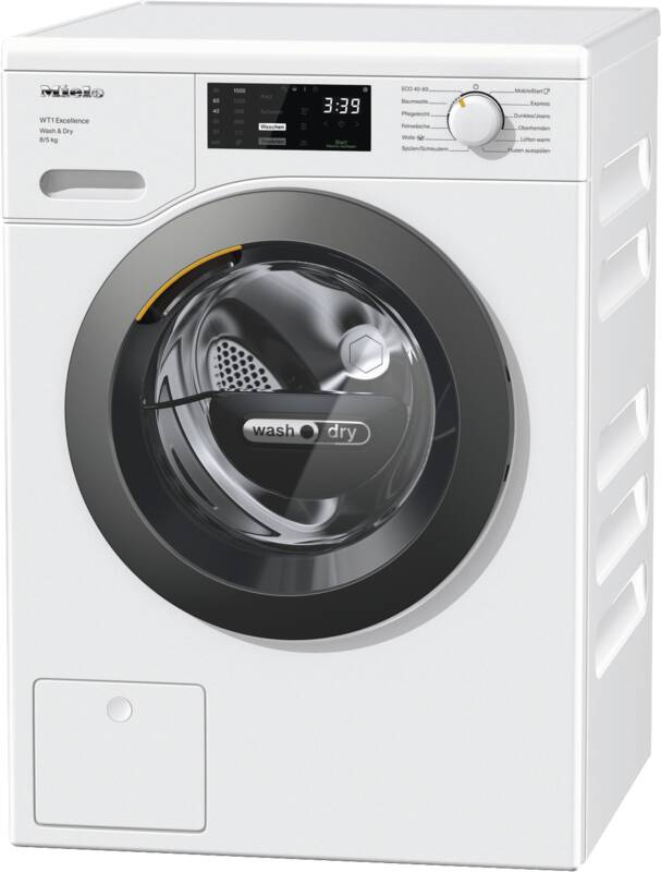 Miele WTD 165 WPM Waschtrockner, 8 kg Füllmenge Waschen, 5 kg Füllmenge Trocknen