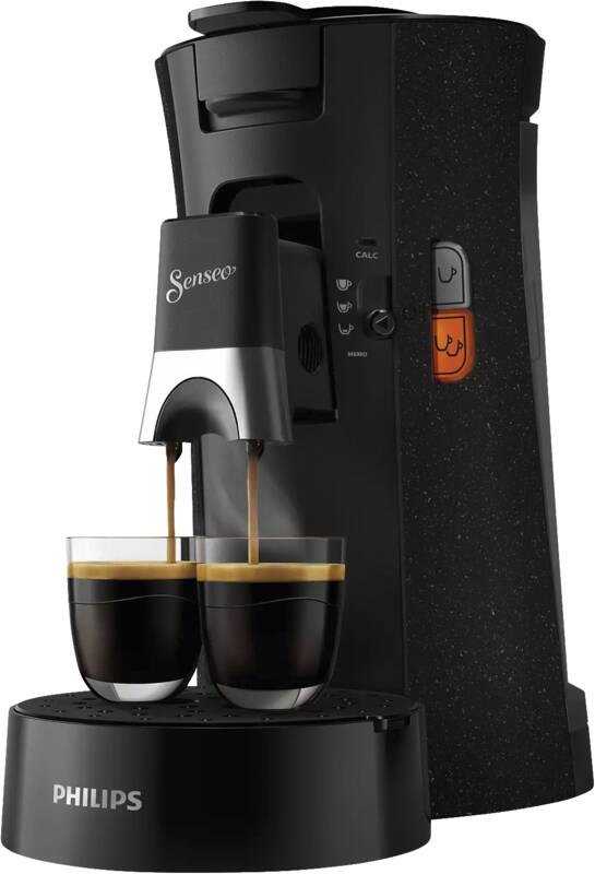Philips SENSEO CSA240/20 Kaffeepadautomat, Zubereitung für ein oder zwei Tassen, einstellbare Kaffeestärke