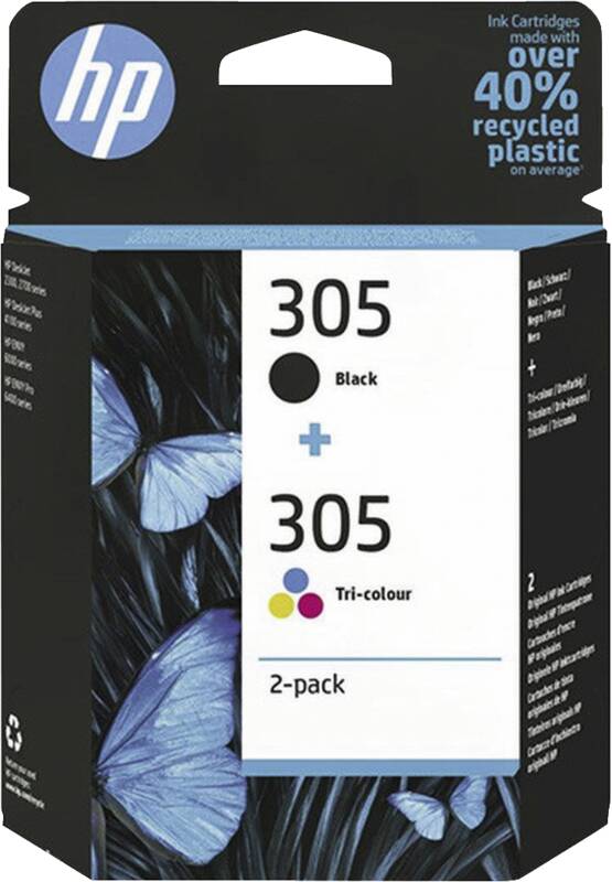 HP 6ZD17AE Nr 305 Multi BK/C Tintenpatrone, mehrfarbig, Schwarz