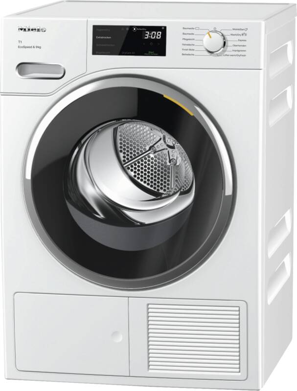 Miele TWH780WP D LW Wärmepumpentrockner, 5° geneigte Blende, 9 kg Füllmenge