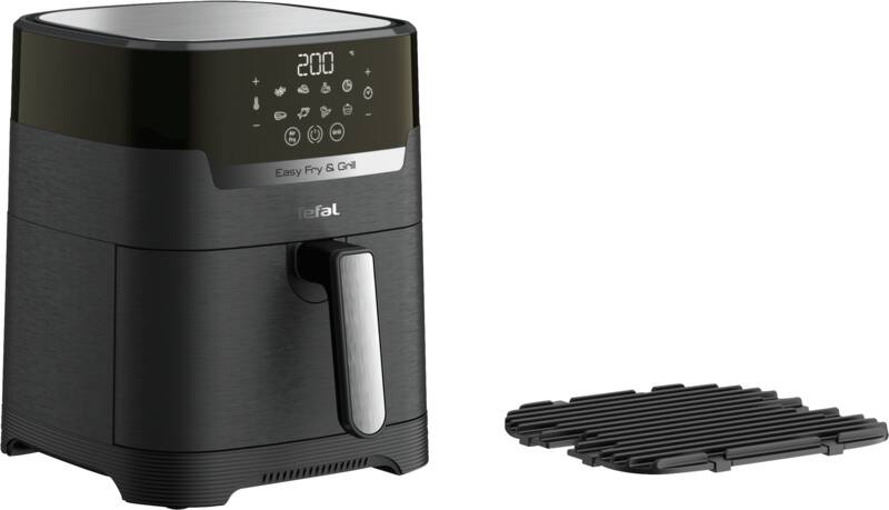 Tefal EY5058 EASY FRY & GRILL XL PRECISION Heißluft-Fritteuse, quadratisch, 4,6 l Fassungsvermögen