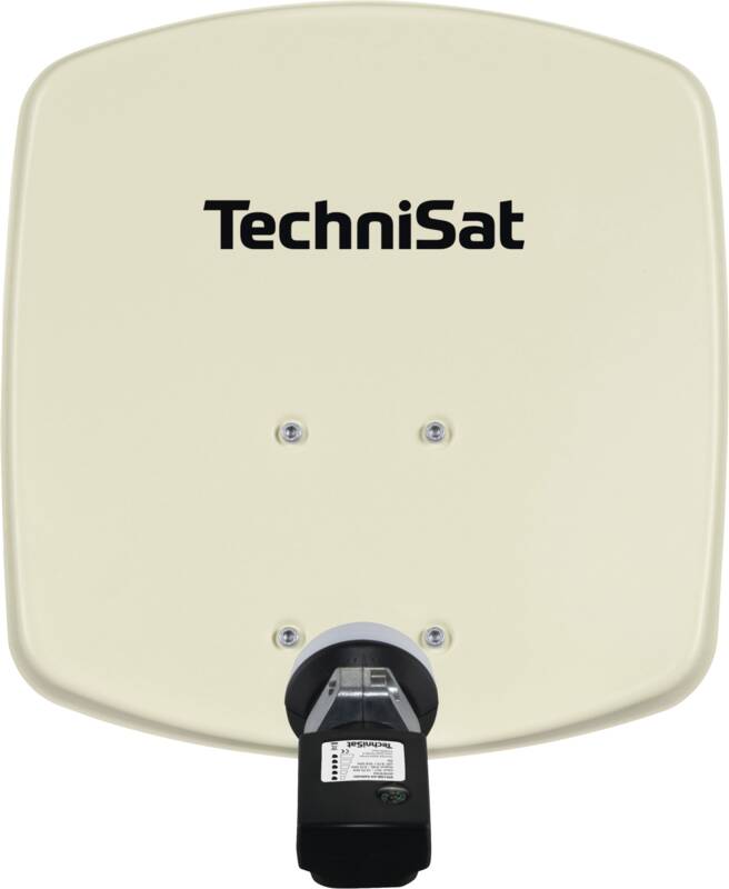 Technisat DIGIDISH 33 + Single LNB SAT-Spiegel mit LNB, 33 cm Spiegel, Aluminium
