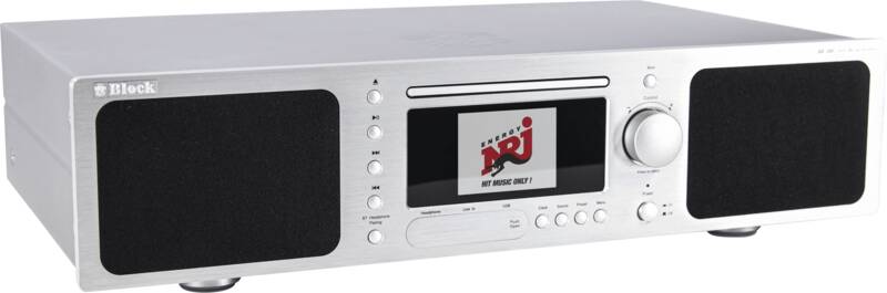 Block BB-200 Blu-ray-Receiver, 70 Watt maximale Gesamtleistung, DAB-Empfang