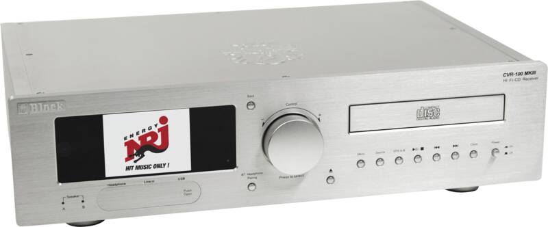 Block CVR-100+ MKIII CD-Receiver, 120 Watt maximale Gesamtleistung, DAB-Empfang