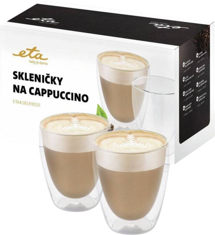 Eta Cappuccino Glas Set Cappuccino-Glas, 2er Set