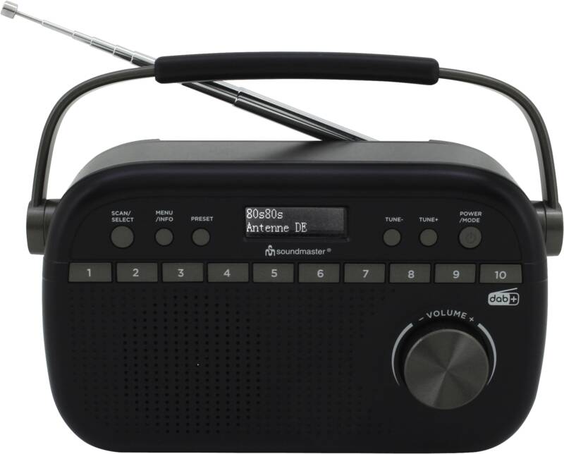 Soundmaster DAB280 Kofferradio, Synthesizer-Tuner (PLL), RDS