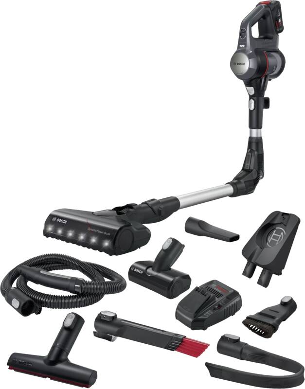 Bosch BKS711MALL Select Line Akku-Stielsauger, Auto Stufe (automatische Anpassung an alle Bodenarten), 3 Leistungsstufen