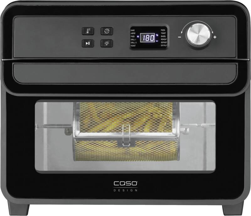 Caso Air Fry Chef 1700 Heißluft-Fritteuse, rechteckig, Display