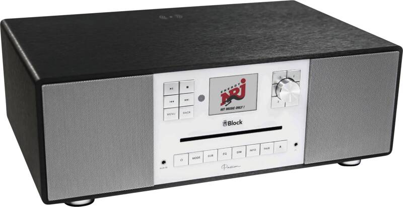 Block PASSION Smartradio Design-Radio, Empfang DAB, DAB+