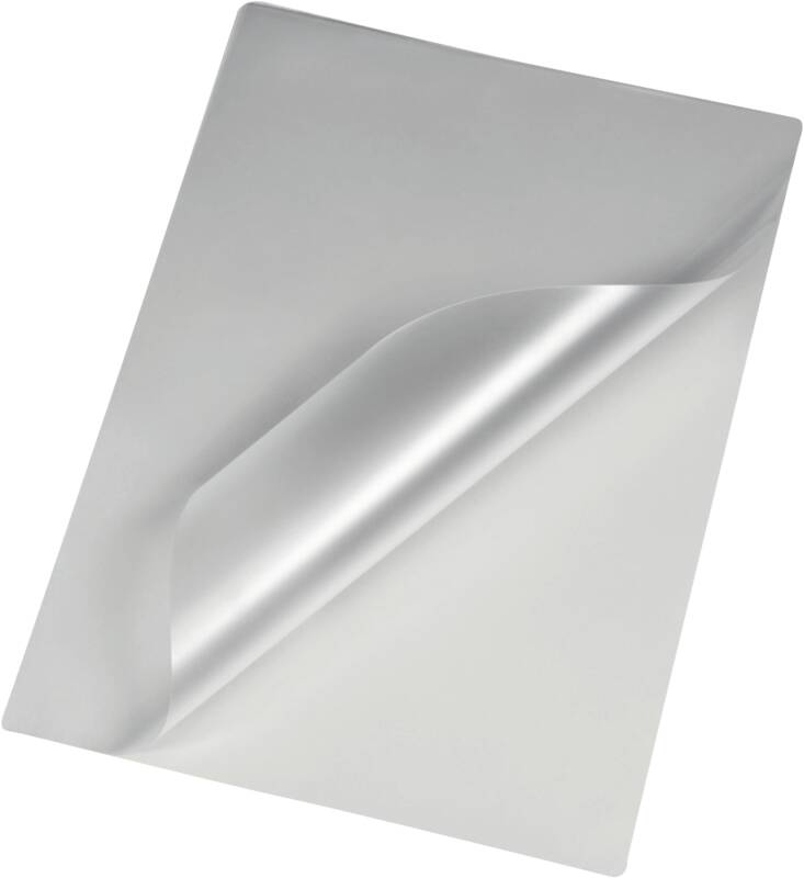 Hama 50566 LAM-FOLIE A4 80MY 25 Stück Laminierfolie, transparent, DIN A 4 Format