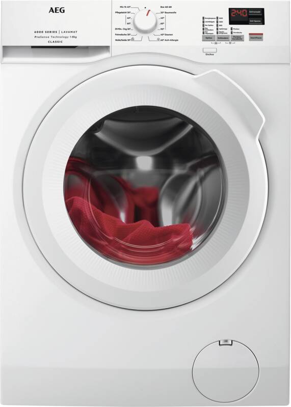 AEG LAVAMAT L6FBC41689 Waschmaschine, Schleuderdrehzahl U/min: maximal 1.600, ProTex Schontrommel
