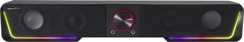 Speedlink GRAVITY RGB Stereo Soundbar PC-Lautsprechersystem, 2.0, 12 Watt maximale Gesamtleistung