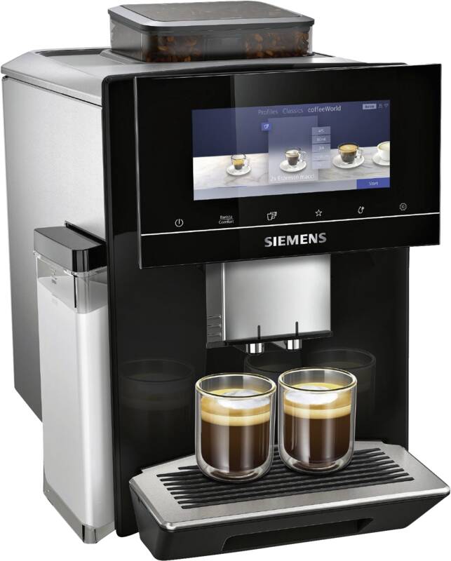 Siemens TQ905DF9 topTeam Kaffeevollautomat, 19 bar Pumpendruck, 1 und 2 Tassenbetrieb