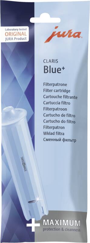 JURA CLARIS Blue + 1er Wasserfilter für Kaffee-/Espressomaschinen