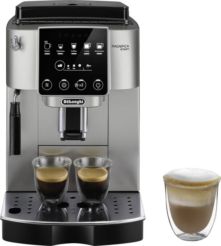 De ́Longhi ECAM 220.30.SB Kaffeevollautomat, 15 bar Pumpendruck, 1 und 2 Tassenbetrieb
