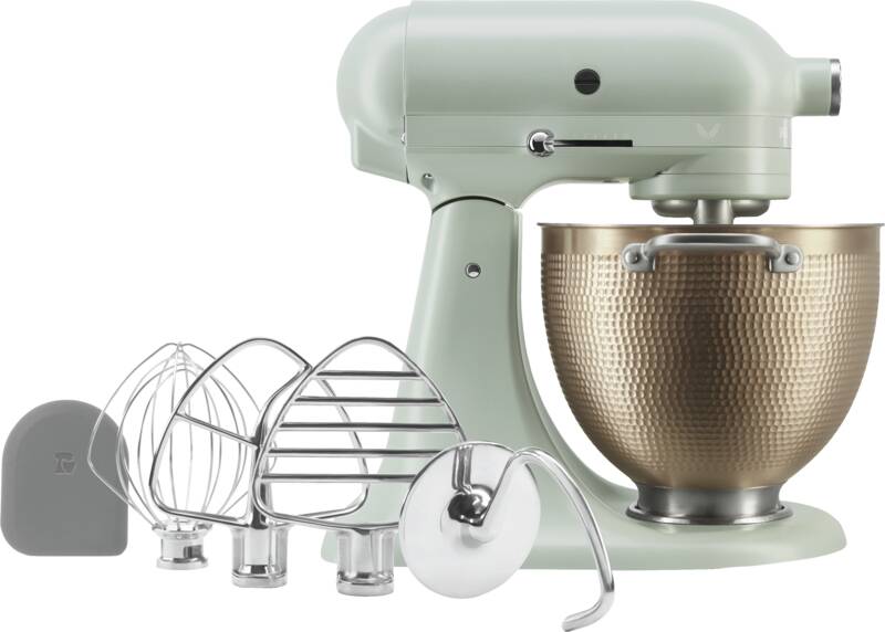 Kitchenaid 5KSM180LEELB ARTISAN 4,7L Küchenmaschine, Metall-Gehäuse, 300 Watt Leistung