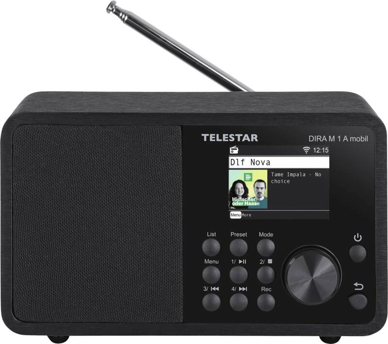 Telestar DIRA M 1 A mobil Design-Radio, Empfang DAB, DAB+