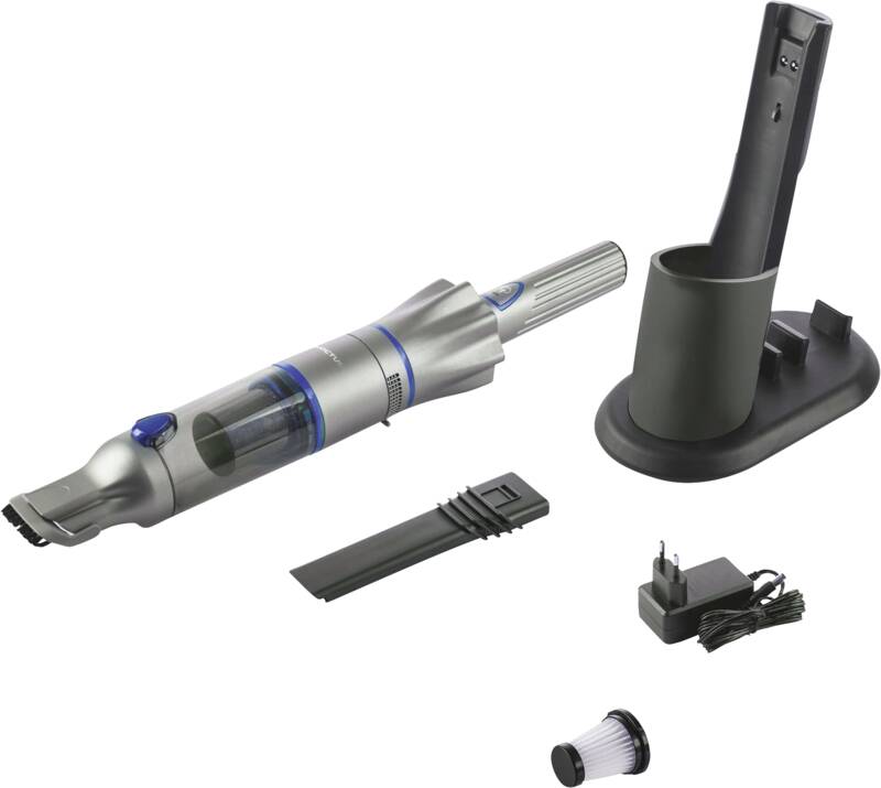 Genius INVICTUS ONE 2.0 Set 9-tlg. Akku-Handsauger, HEPA-Filter integriert, bis zu 20 Minuten Betriebszeit