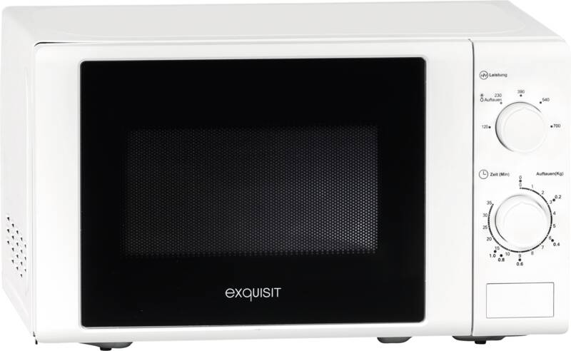 Exquisit MW 900-030 Solo-Mikrowelle, 20 l Garraum, Auftauprogramm